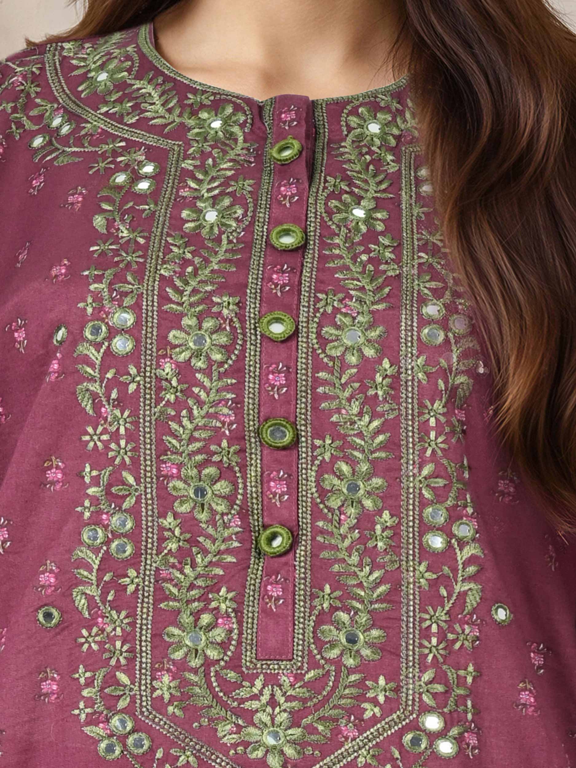 2 Piece Lawn Suit- Embroidered (Pret)