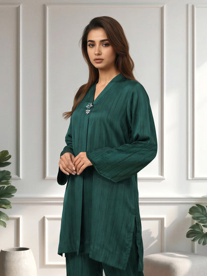 Silk Co-ord Set- Embellished