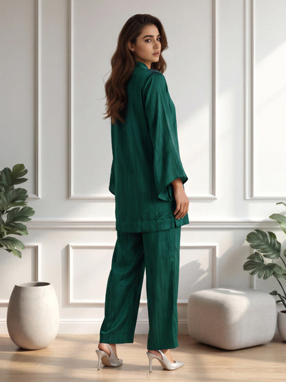 Silk Co-ord Set- Embellished