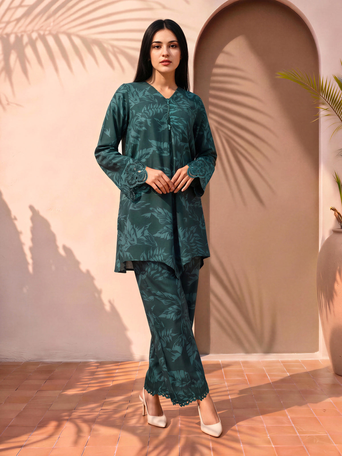 Grip Co-ord Set- Embroidered