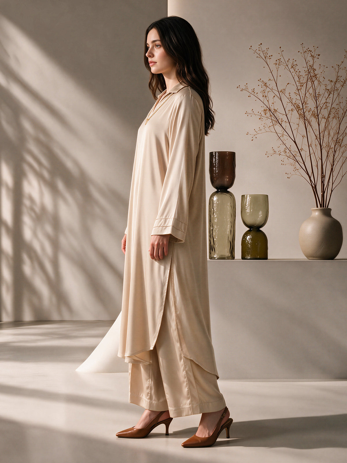 2 Piece Premium Silk Suit (Pret)