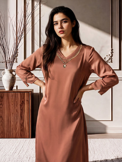 2 Piece Silk Suit (Pret)