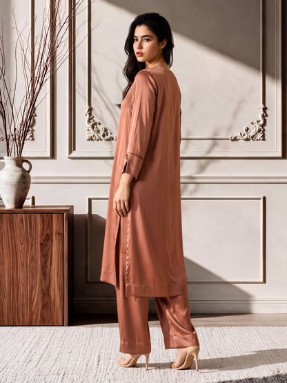 2 Piece Silk Suit (Pret)