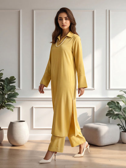 2 Piece Silk Suit (Pret)