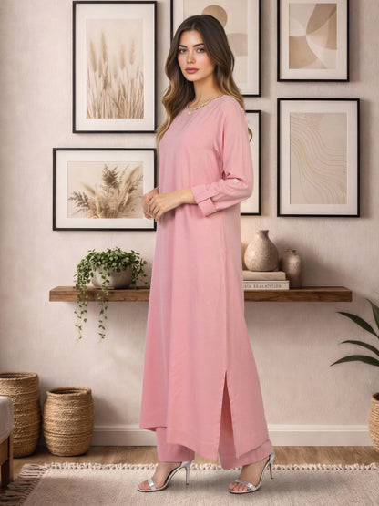 2 Piece Silk Suit (Pret)