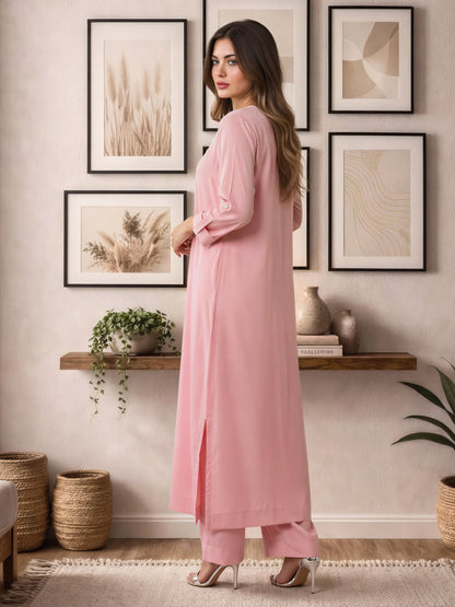 2 Piece Silk Suit (Pret)