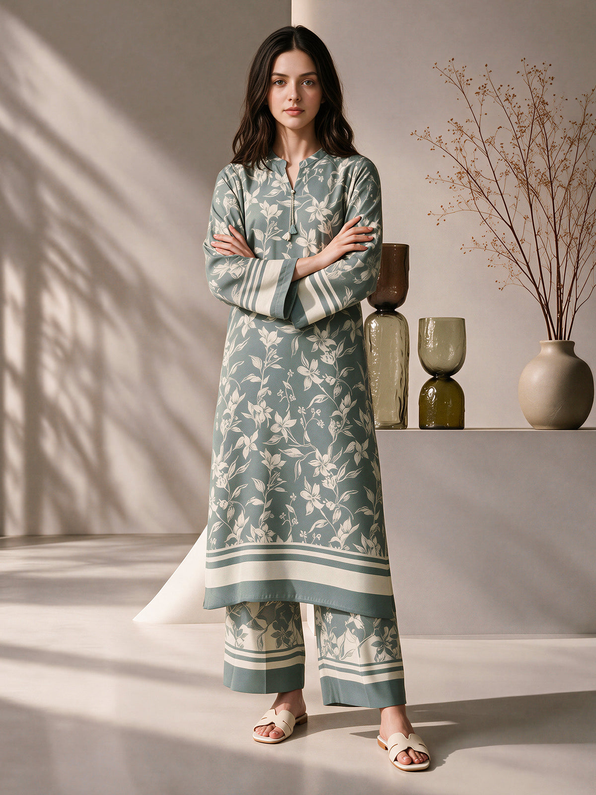2 Piece Grip Texture Suit (Pret)
