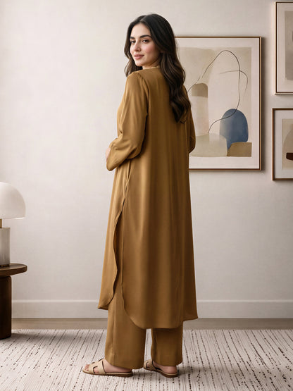 2 Piece Silk Suit (Pret)