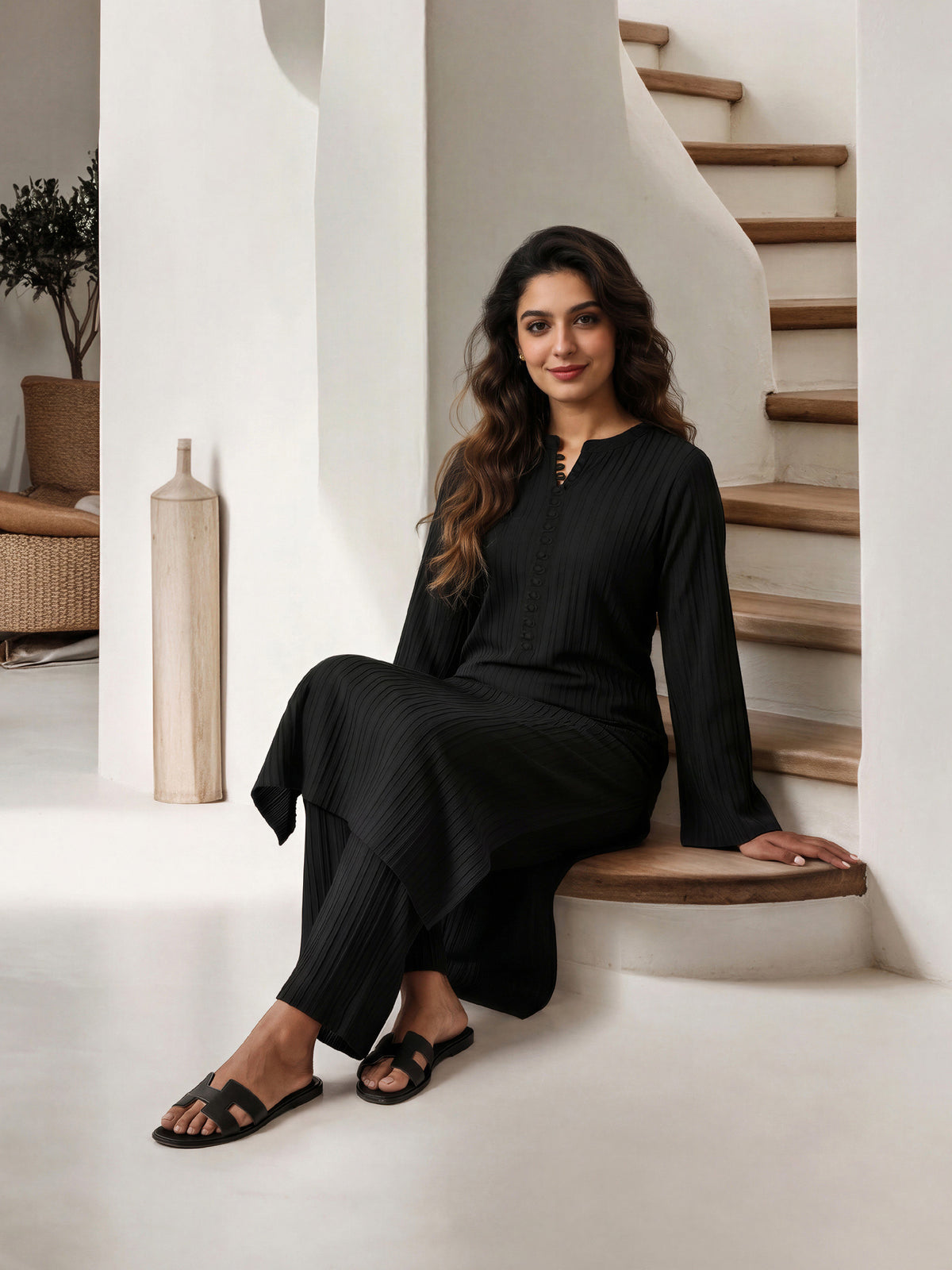 2 Piece Grip Texture Suit (Pret)