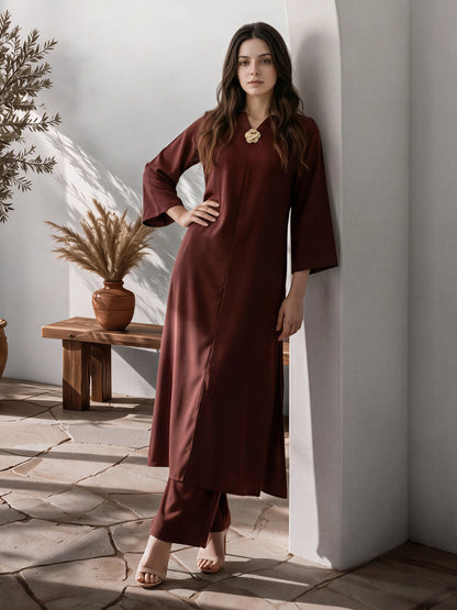 2 Piece Blended Marina Suit (Pret)