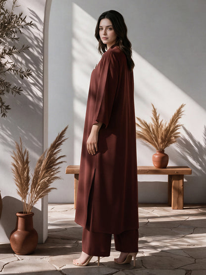 2 Piece Blended Marina Suit (Pret)