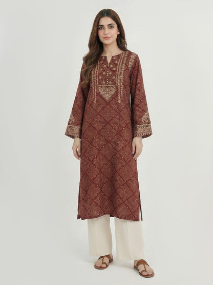 Jacquard Shirt- Embroidered (Pret)