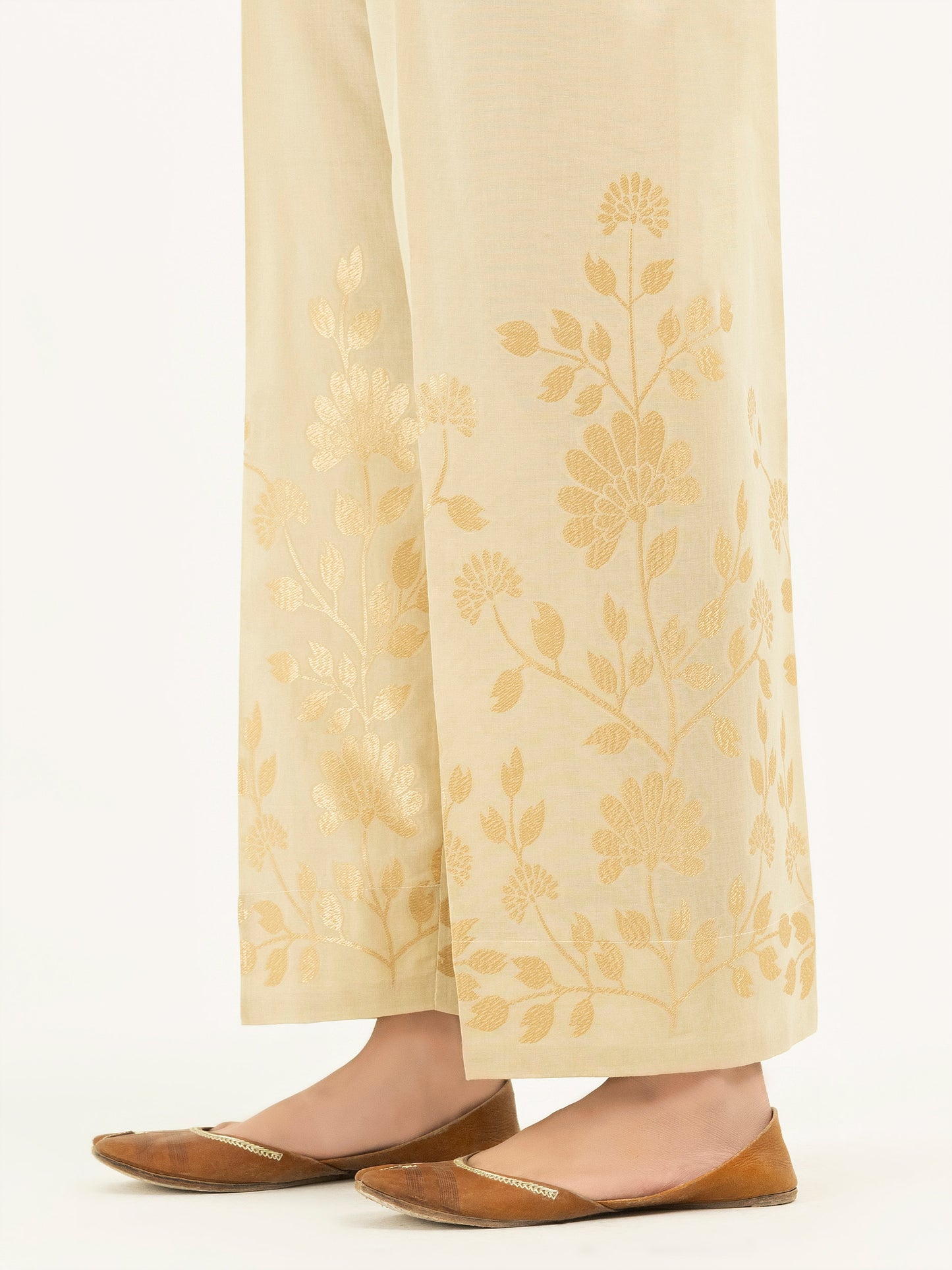 Jacquard Straight Trousers(Pret)