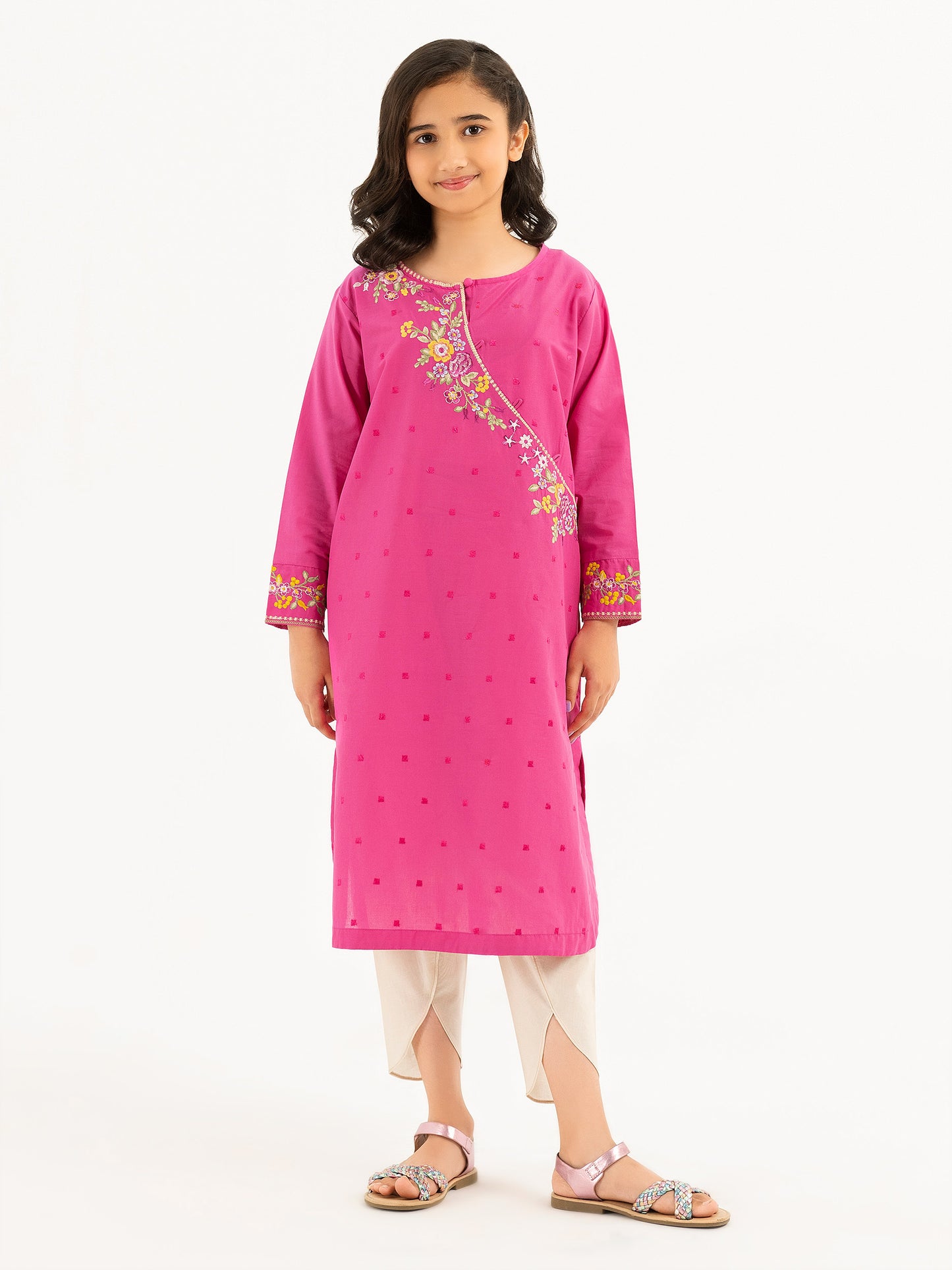 Cambric Shirt-Embroidered (Pret)