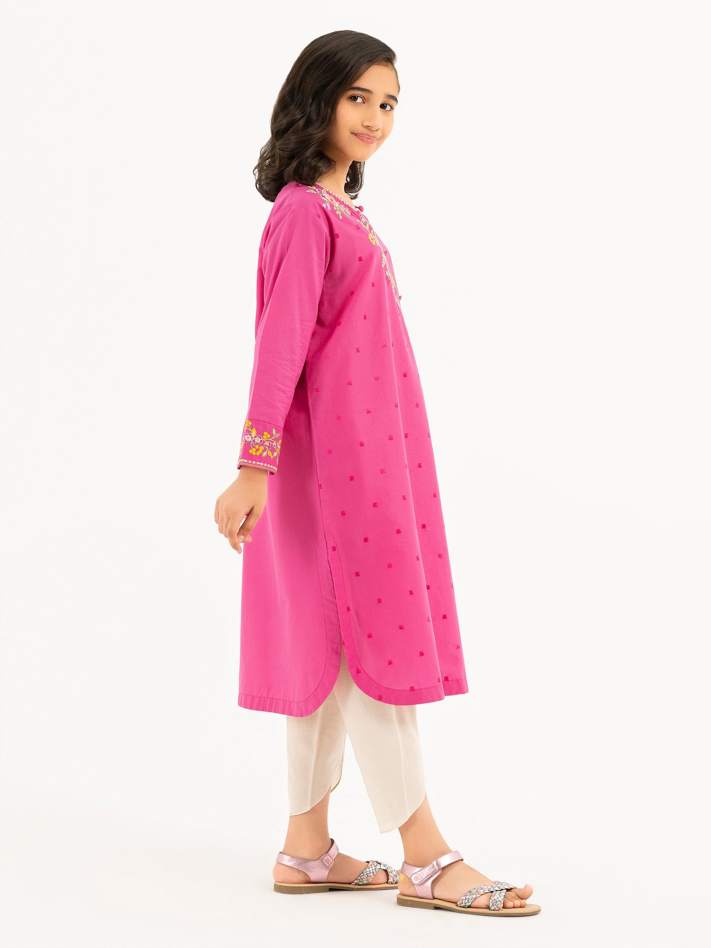 Cambric Shirt-Embroidered (Pret)