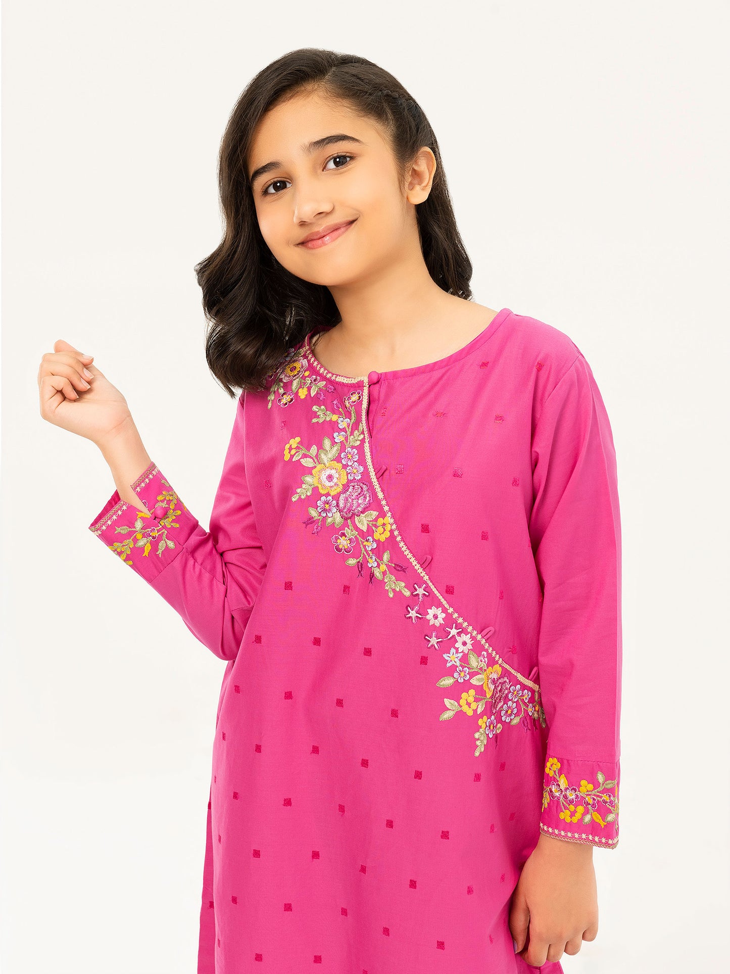 Cambric Shirt-Embroidered (Pret)