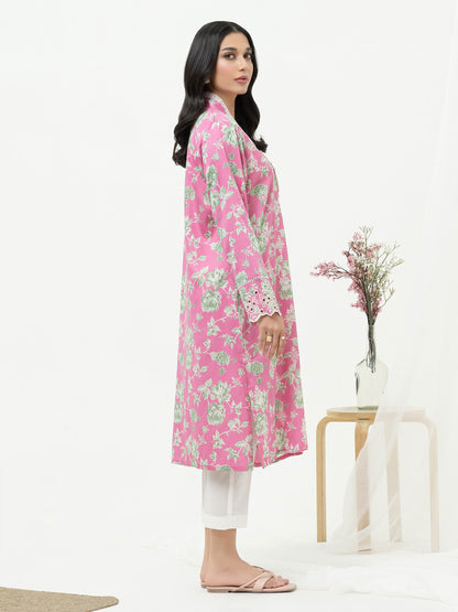 Lawn Shirt-Embroidered & Embellished (Pret)
