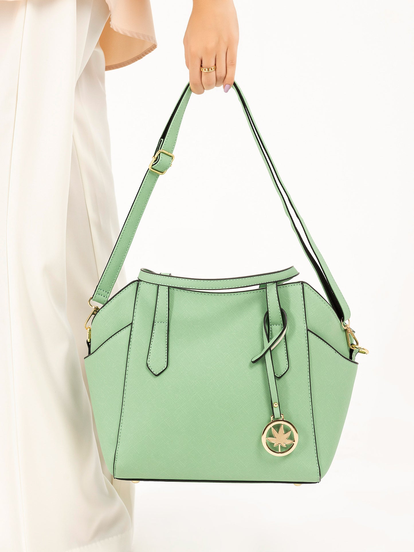 Classic Textured Tote Bag