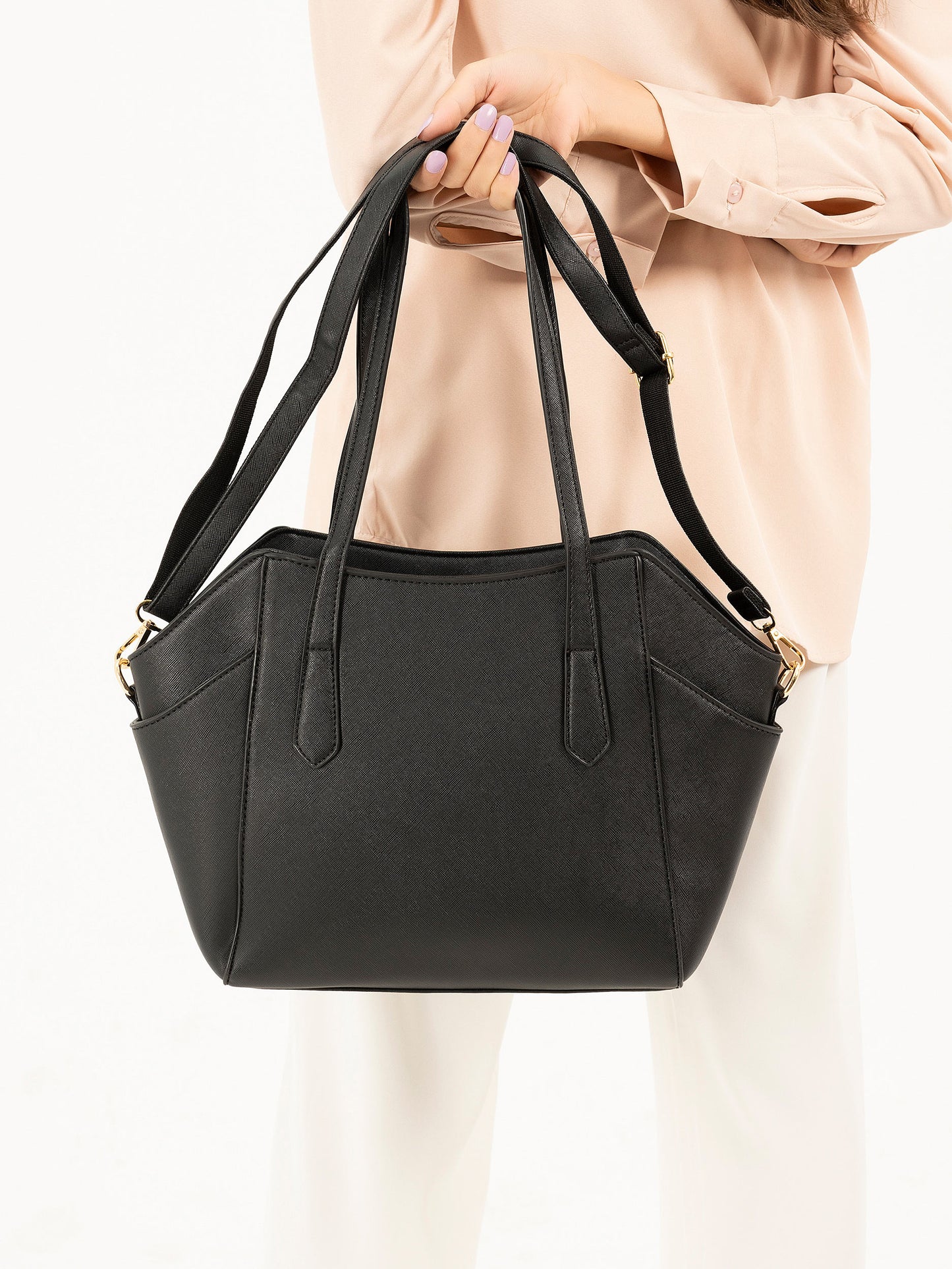 Classic Textured Tote Bag