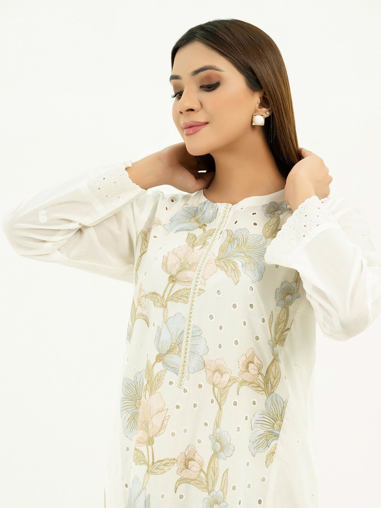 Lawn Shirt-Embroidered  (Pret)