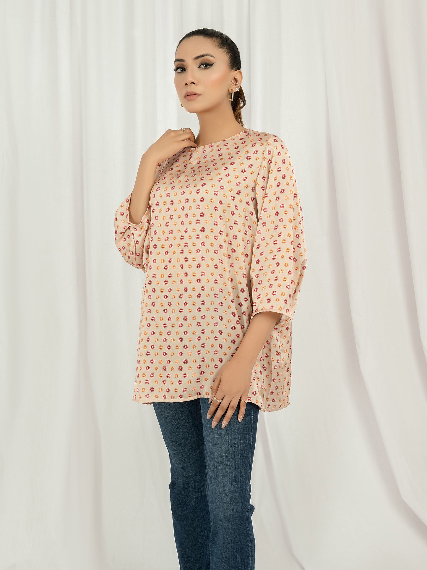 Silk Kurti-Printed (Pret)