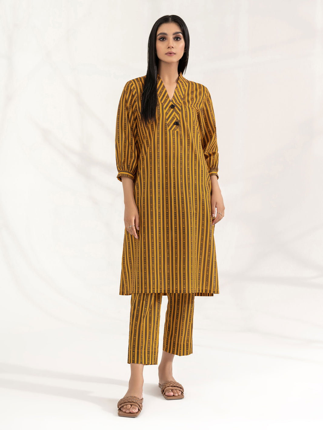 Embroidered 2Pc Lawn Unstitched Summer Dress - DE-549