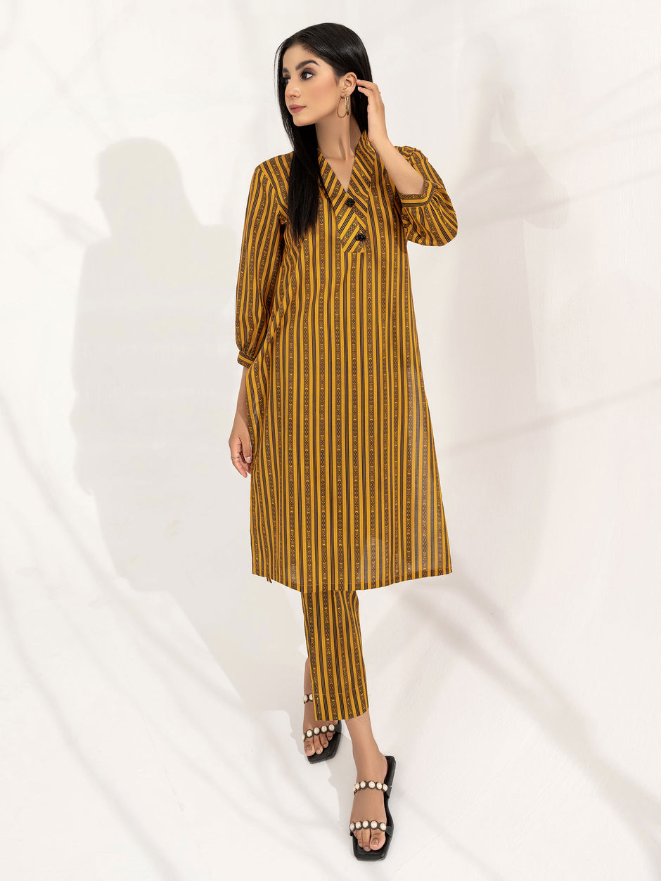 Embroidered 2Pc Lawn Unstitched Summer Dress - AL-00RN