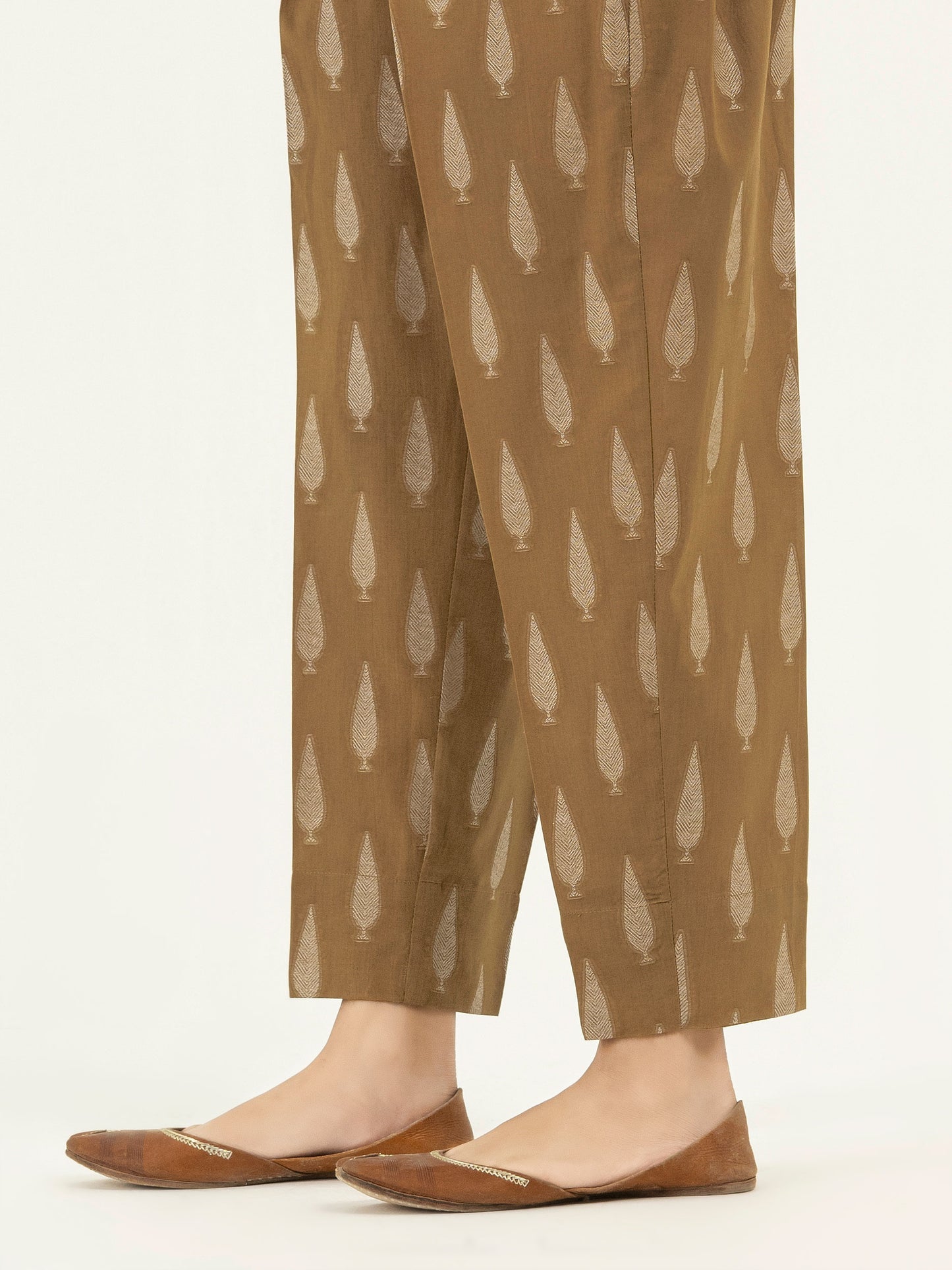 Printed Jacquard Trousers(Pret)