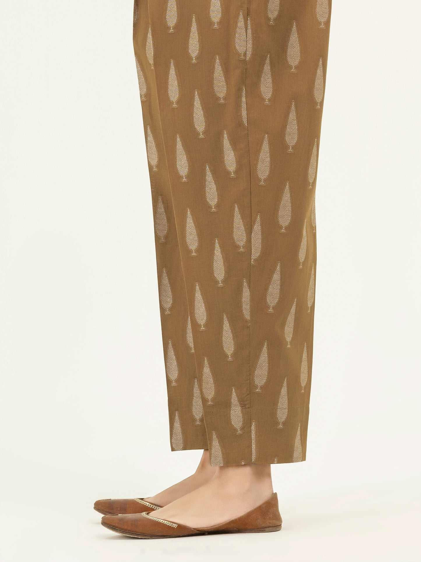 Printed Jacquard Trousers(Pret)