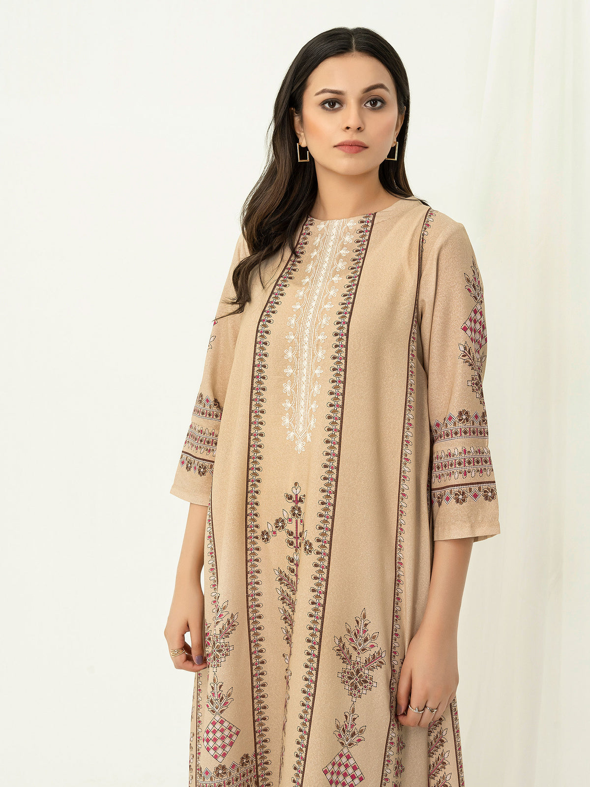 Lawn Shirt-Printed (Pret)