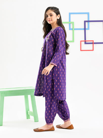 2 Piece Lawn Suit-Embroidered