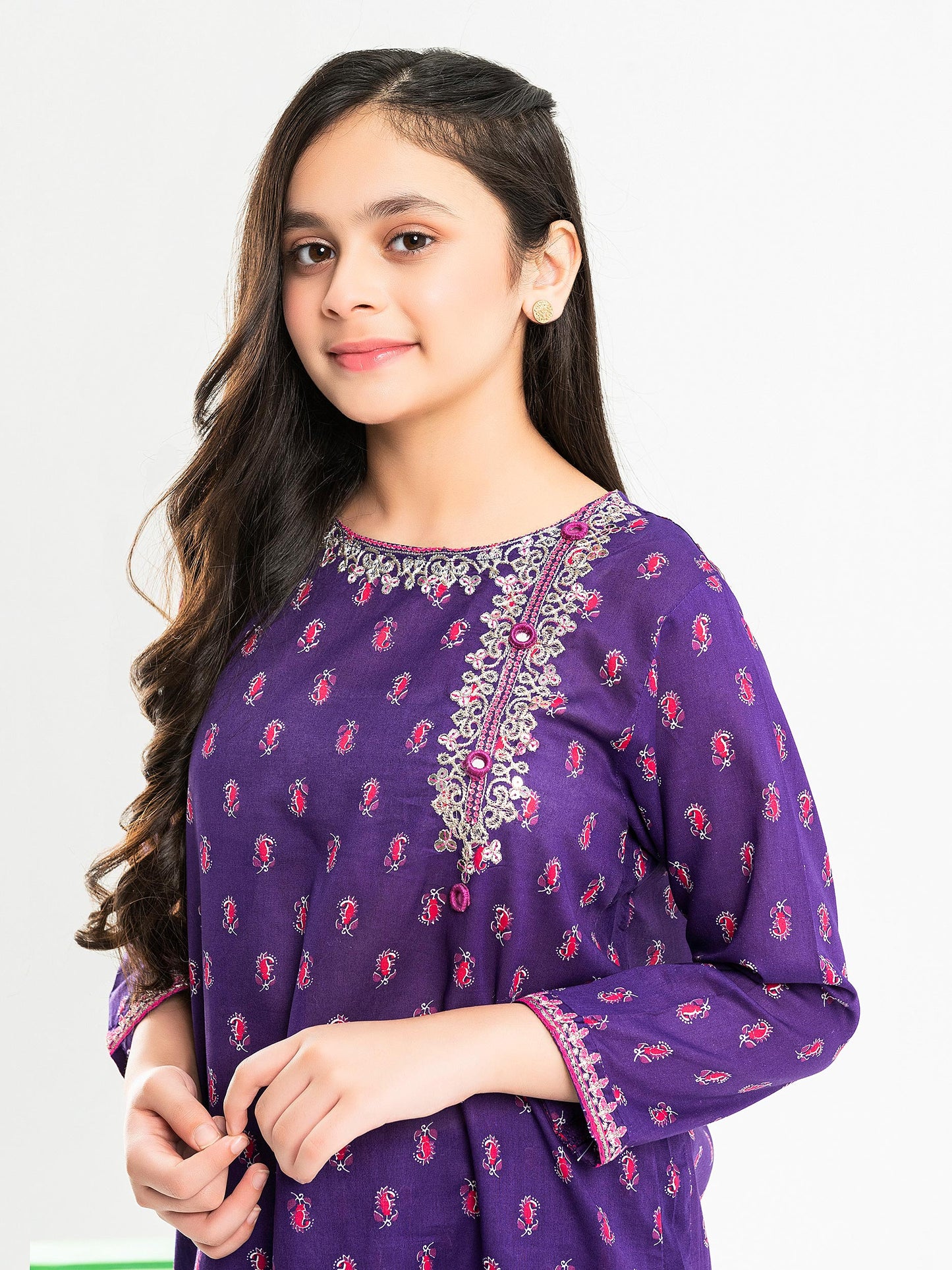 2 Piece Lawn Suit-Embroidered