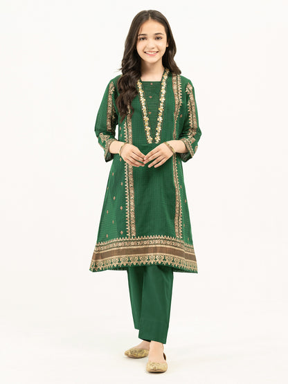 2 Piece Lawn Suit- Copper Paste Print (Pret)