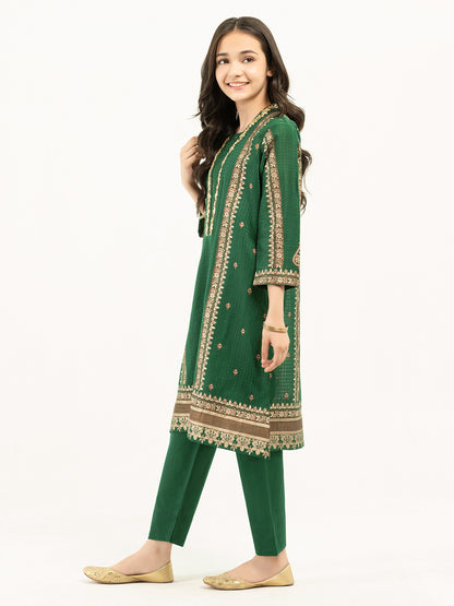 2 Piece Lawn Suit- Copper Paste Print (Pret)