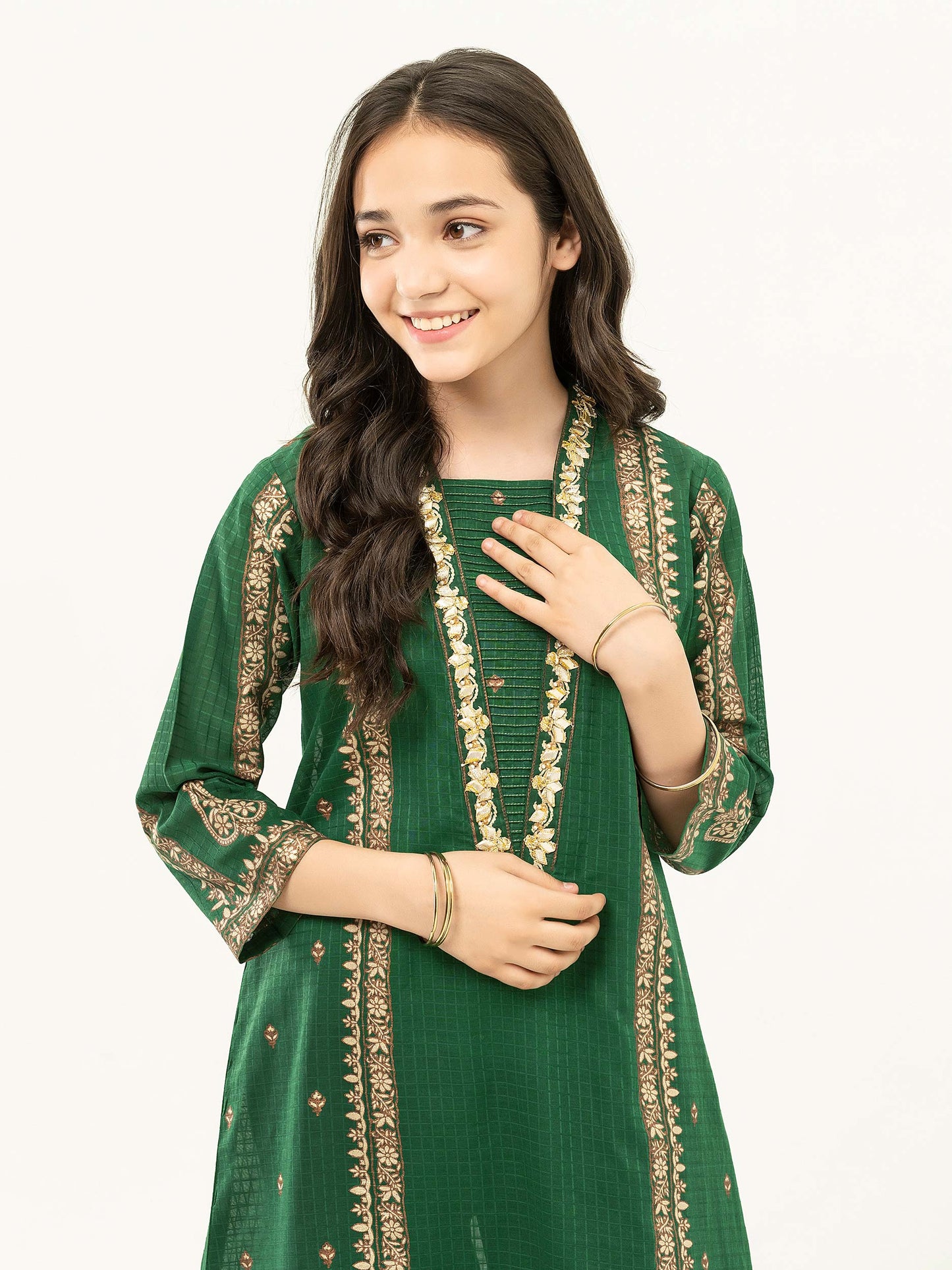 2 Piece Lawn Suit- Copper Paste Print (Pret)