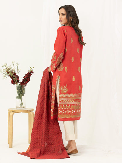 2 Piece Lawn Suit-Pasted (Pret)