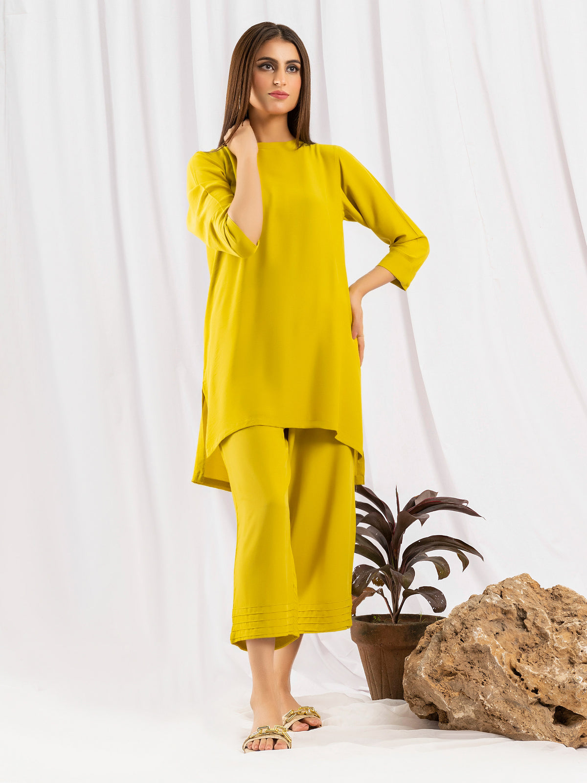 Raw Silk Co-Ord-Dyed (Pret)