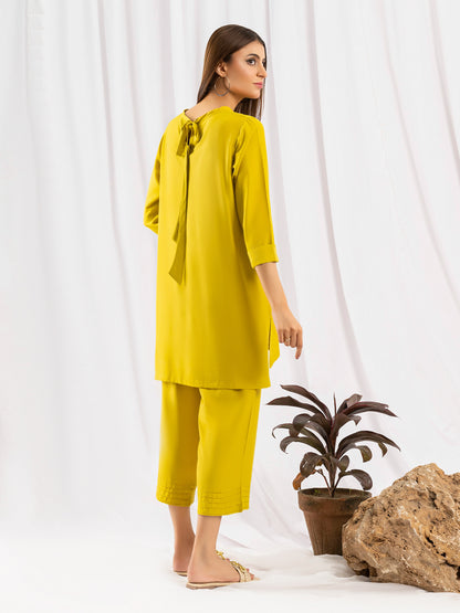 Raw Silk Co-Ord-Dyed (Pret)