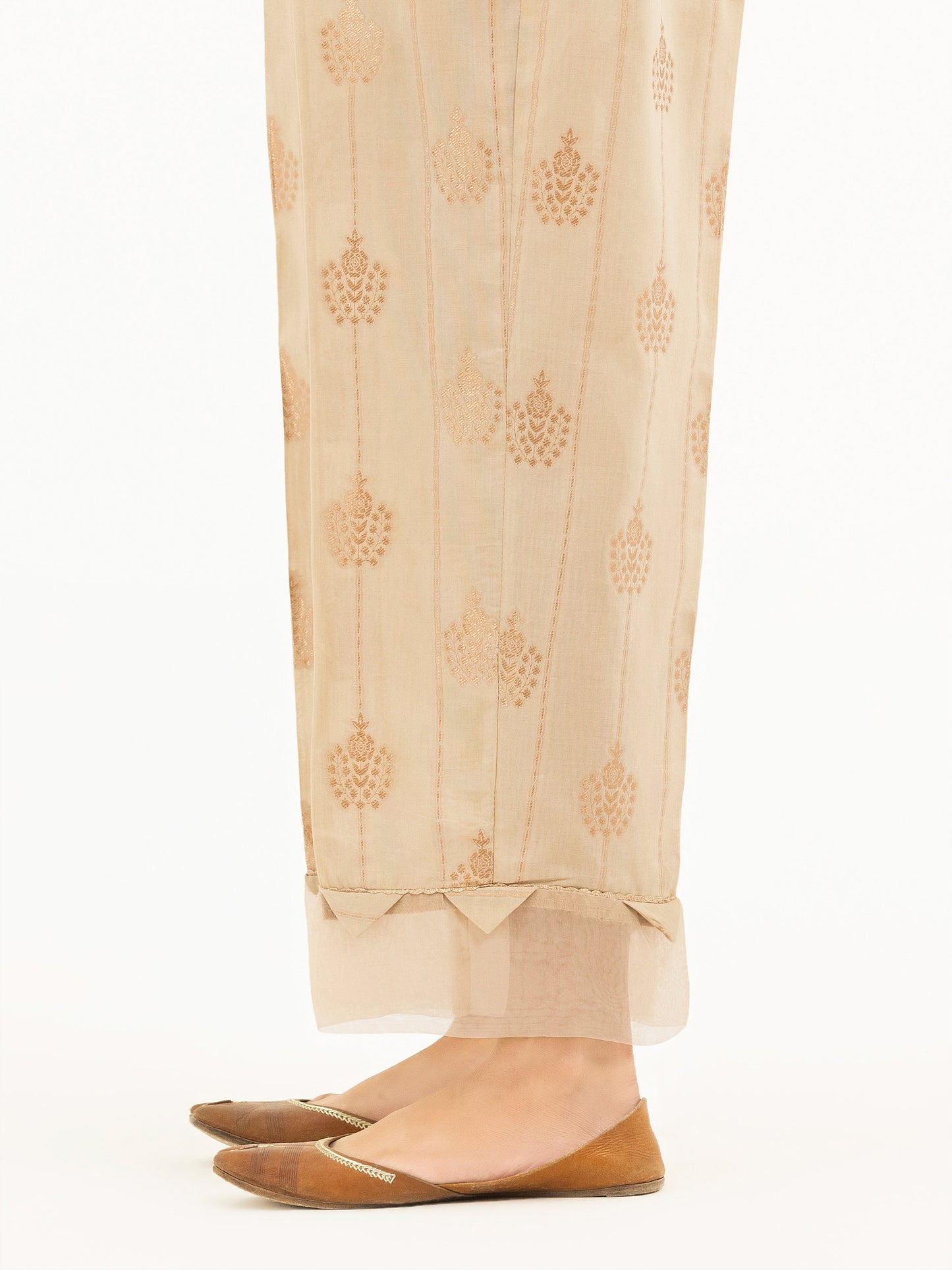 Printed Jacquard Trousers(Pret)