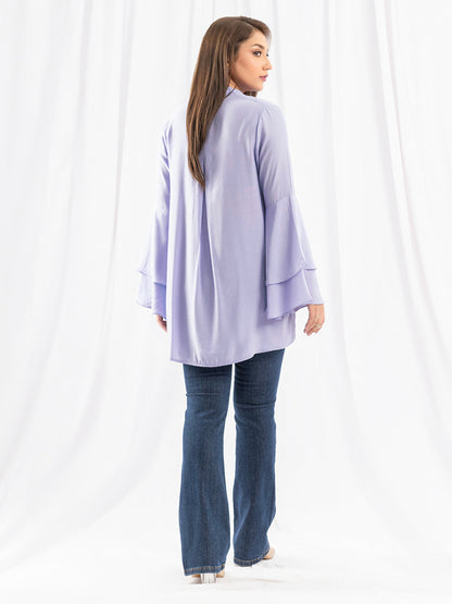 Embellished Silk Top