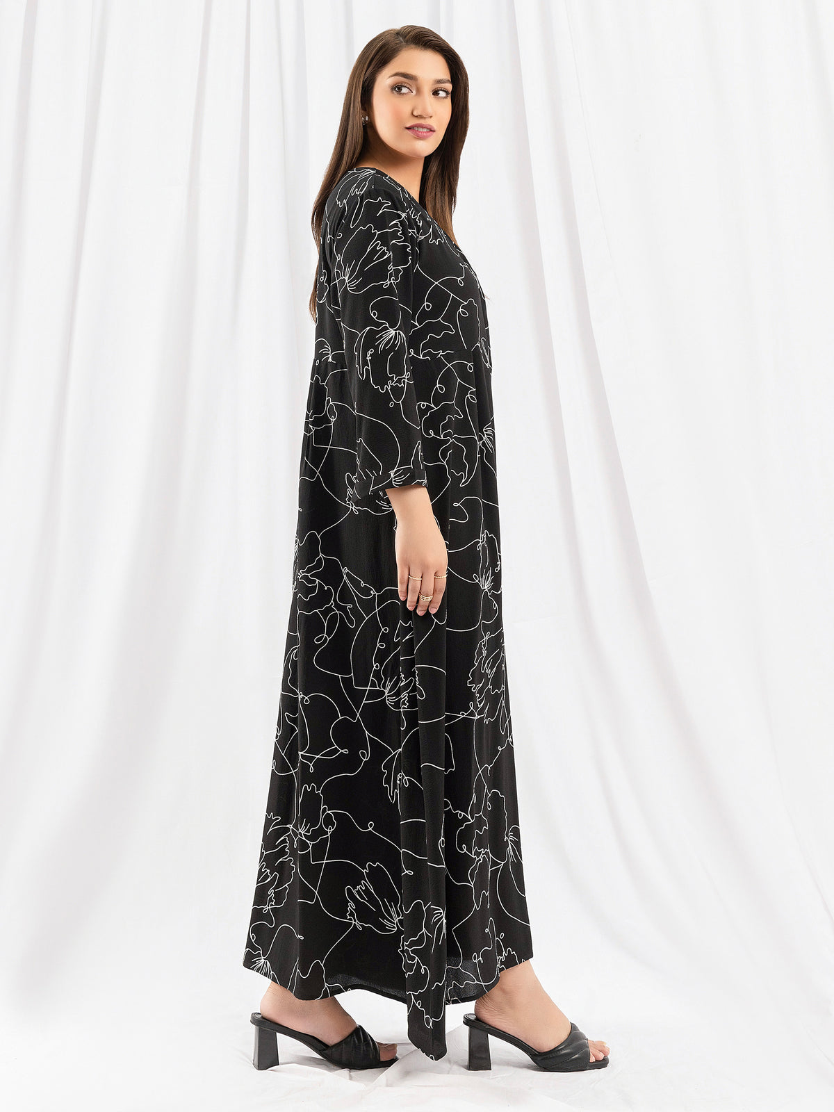 Printed Grip Dress