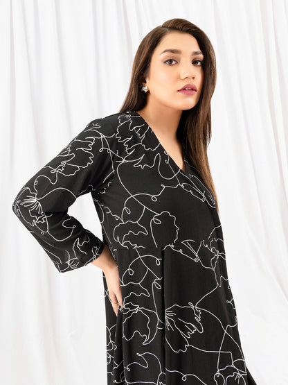 Printed Grip Dress