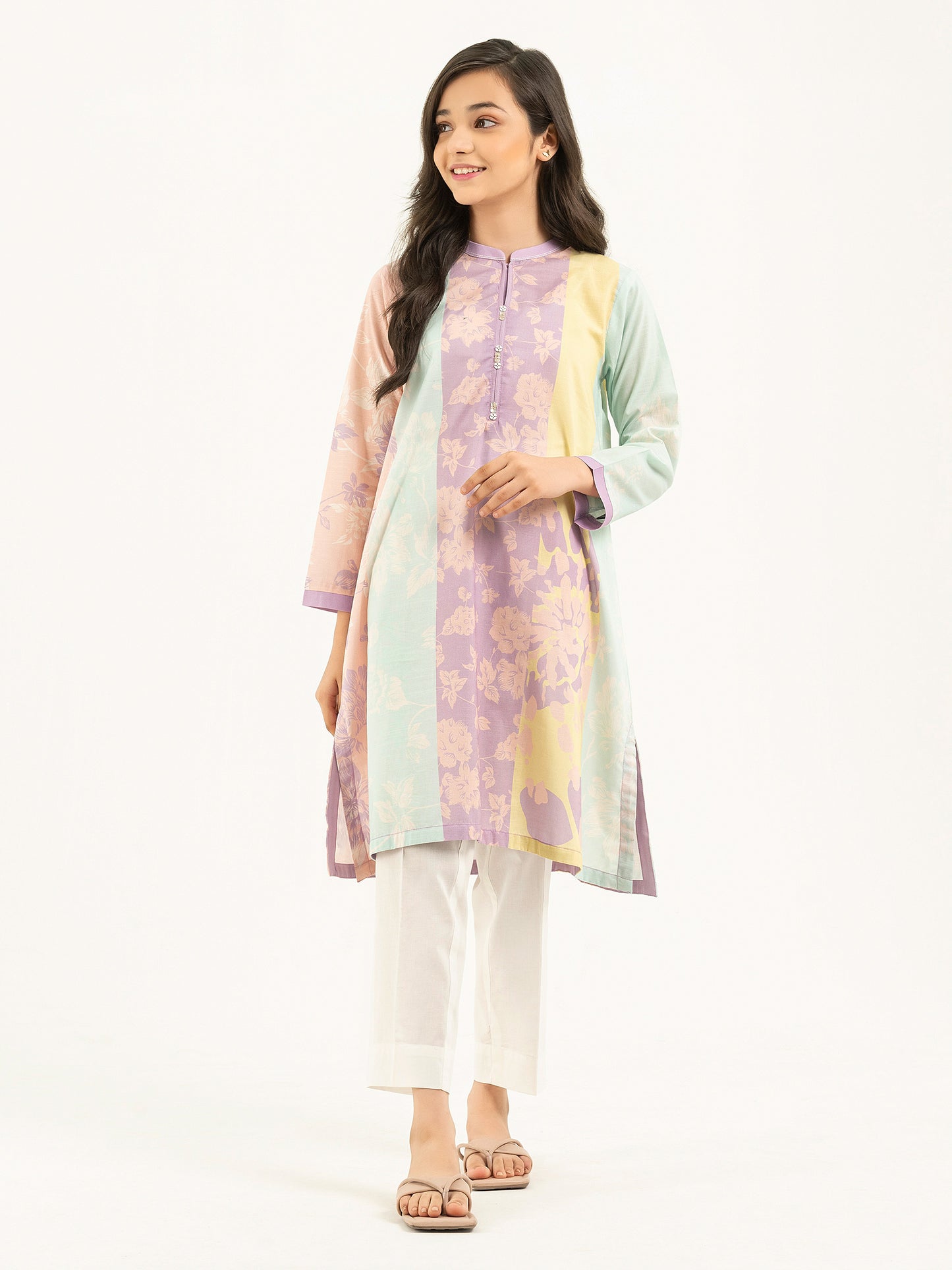 Lawn Shirt-Printed (Pret)