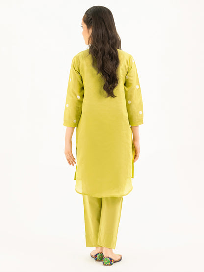 2 Piece Net Suit-Embroidered (Pret)