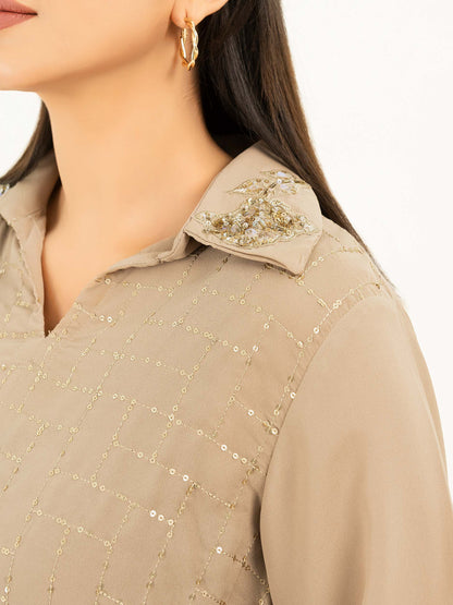 Embellished Grip Top