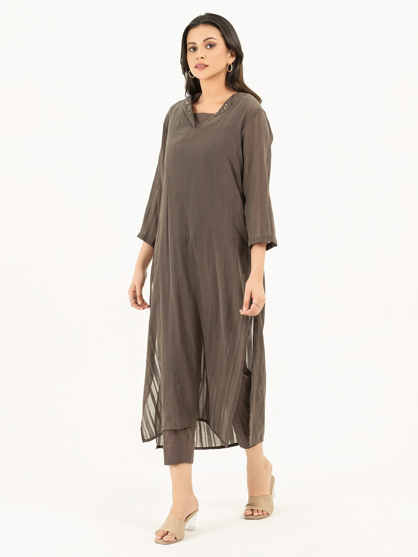 3 Piece Lawn Suit-Dyed (Pret)
