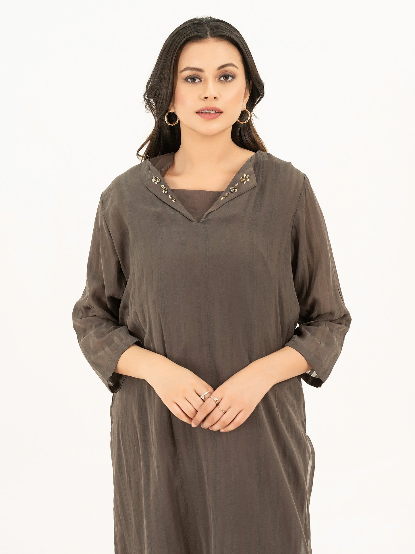 3 Piece Lawn Suit-Dyed (Pret)