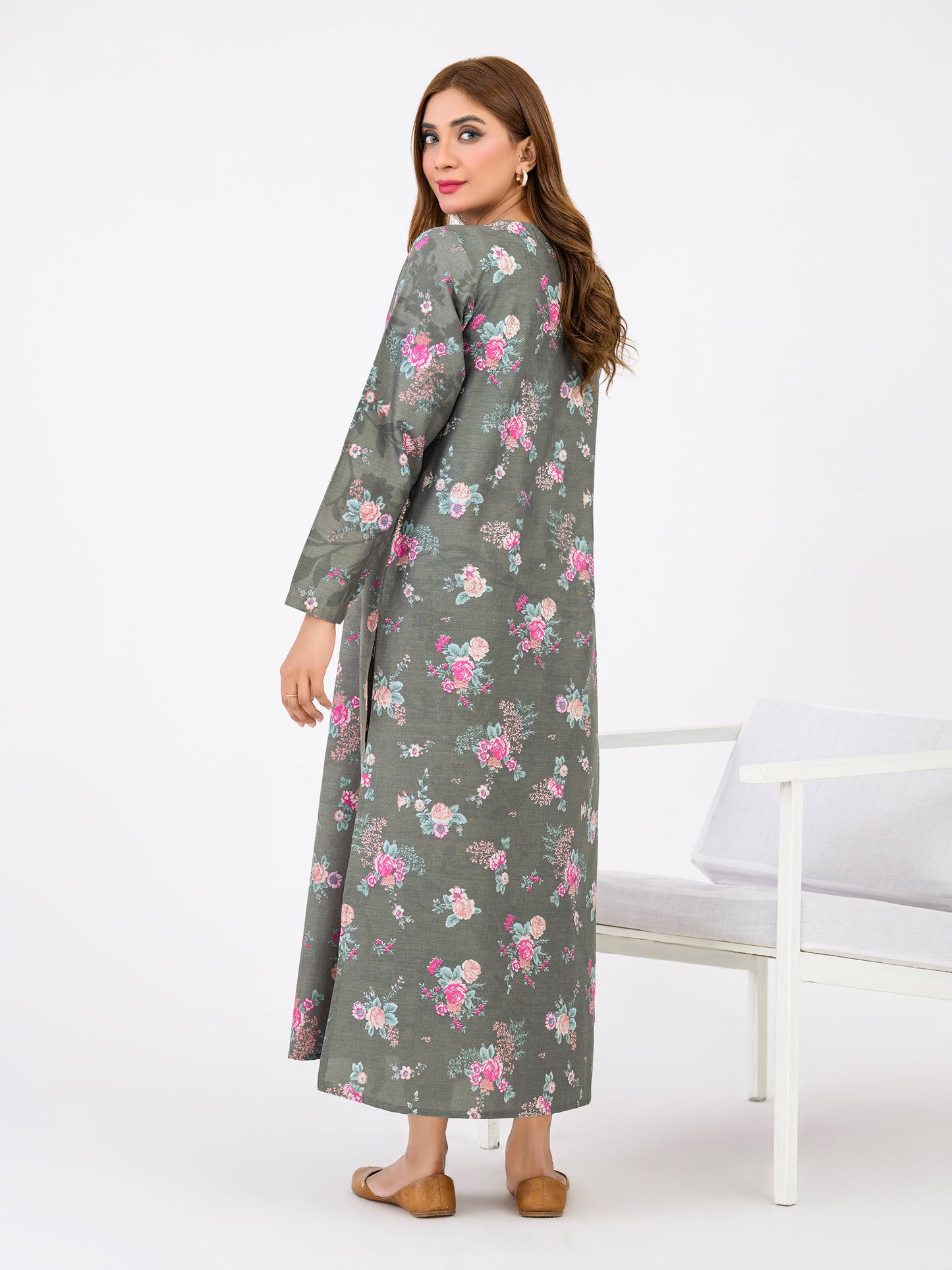 Winter Cotton Shirt-Embroidered(Pret)