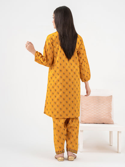 2 Piece Lawn Suit-Embroidered