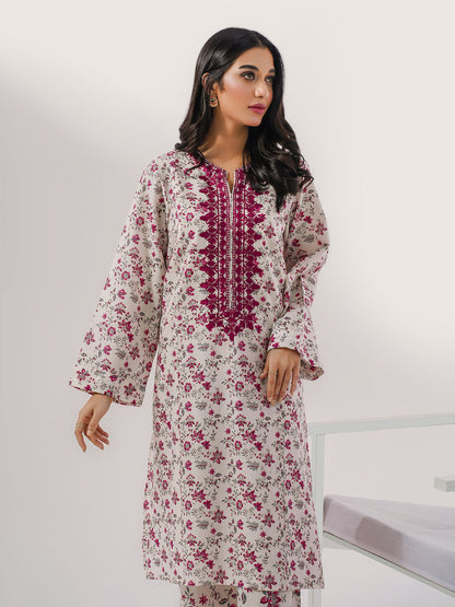 2 Piece Khaddar Suit-Embroidered (Pret)